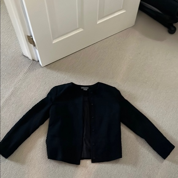 Vince black textured lady jacket - Picture 1 of 4